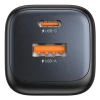 Мережевий зарядний пристрій Unitek GaN USB-C + USB-A 20 Вт Black (4894160060259)