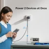 Мережевий зарядний пристрій Unitek GaN 45 Вт 2x USB-C PD 3.0 QC Black (4894160060280)
