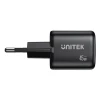 Мережевий зарядний пристрій Unitek GaN 45 Вт 2x USB-C PD 3.0 QC Black (4894160060280)