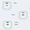 Мережевий зарядний пристрій Unitek GaN 45 Вт 2x USB-C PD 3.0 QC Black (4894160060280)