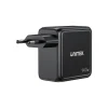 Мережевий зарядний пристрій Unitek P1132ABK01-EU GaN з дисплеєм 140 Вт 3x USB-C (4894160060501)