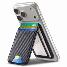 Гаманець ESR Classic RFID Magnetic Wallet Stand Carbon Fiber Black (4894240217160)