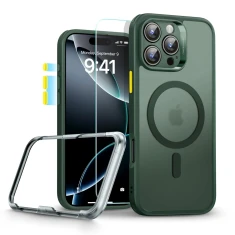 Чохол і захисне скло ESR Classic Pro Set Halolock для iPhone 16 Pro Max Frosted Green with MagSafe (4894240230138)