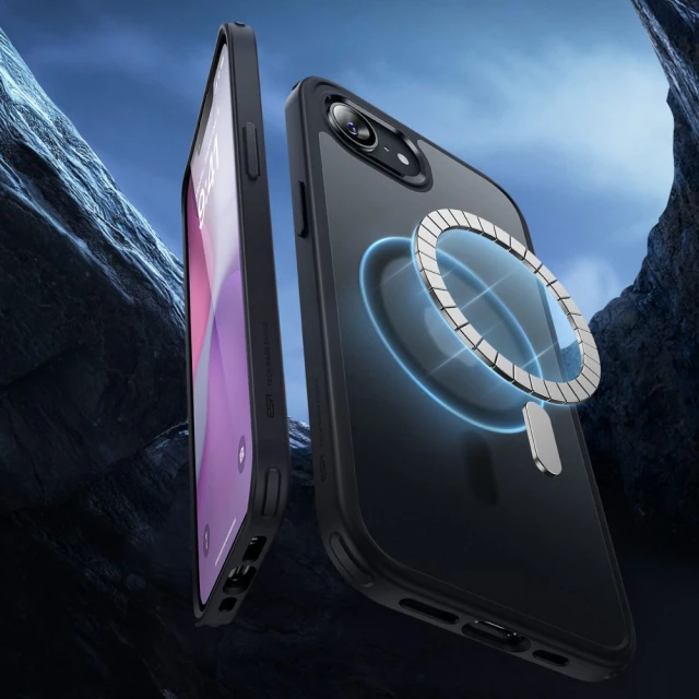 Чохол ESR Classic Hybrid Halolock для iPhone 16e Frosted Black with MagSafe (4894240261347)