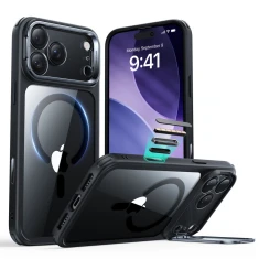 Чохол ESR Classic Hybrid Kickstand для iPhone 17 Pro Max Clear Black with MagSafe (4894240283301)