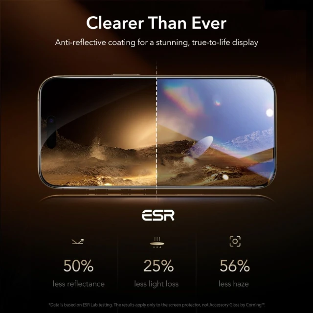 Захисне скло ESR Ultrafit Armorite Pro для iPhone 17 Pro Clear (4894240287903)