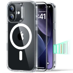 Чохол та захисне скло ESR Classic Hybrid & Tempered Glass для iPhone 17 Clear with MagSafe (4894240288566)