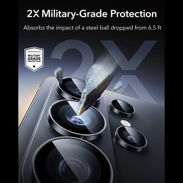 Захисне скло для камери ESR Armorite Camera Protector для Samsung Galaxy S26 Ultra Black (4894240297681)