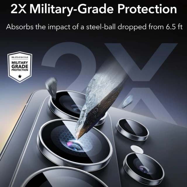 Захисне скло для камери ESR Armorite Camera Protector для Samsung Galaxy S26 Ultra Clear (4894240297704)
