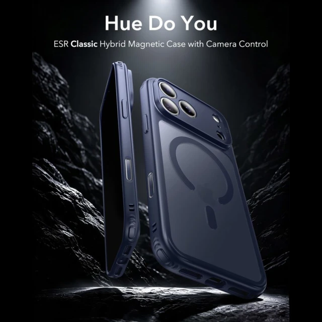 Чохол ESR Classic Hybrid для iPhone 18 Pro | 17 Pro Blue with MagSafe (4894240303115)