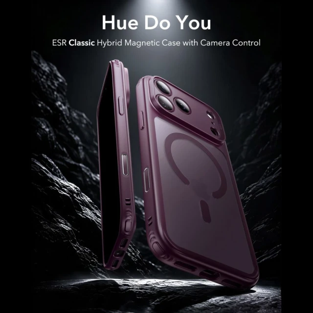 Чохол ESR Classic Hybrid для iPhone 18 Pro Max | 17 Pro Max Burgundy (4894240303320)