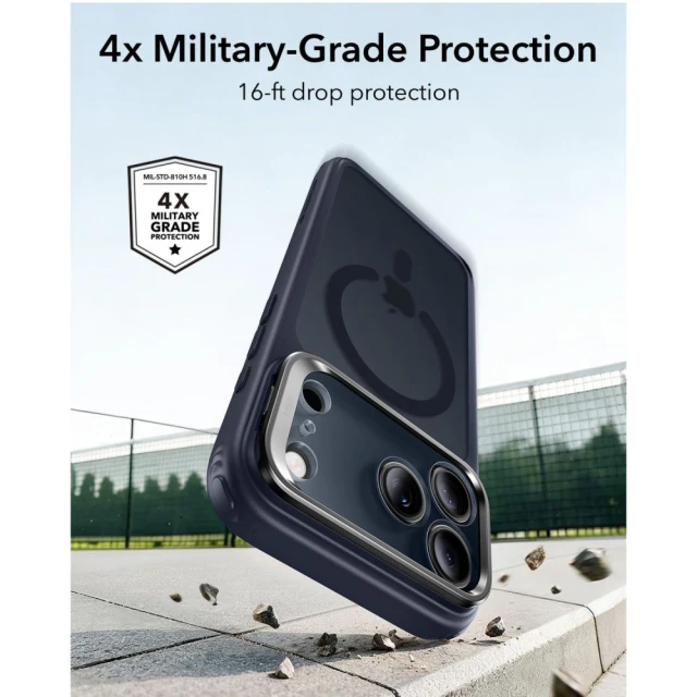 Чохол ESR Classic Hybrid Kickstand для iPhone 18 Pro | 17 Pro Frosted Blue (4894240303399)