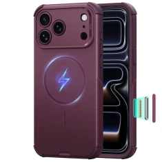Чохол ESR Cyber Tough для iPhone 18 Pro Max | 17 Pro Max Burgundy with MagSafe (4894240303856)