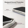 Чохол ESR Leather Kickstand для iPhone 18 Pro | 17 Pro Grey with MagSafe (4894240303931)