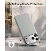 Чохол ESR Leather Kickstand для iPhone 18 Pro Max | 17 Pro Max Grey with MagSafe (4894240304037)