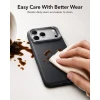 Чохол ESR Leather Kickstand для iPhone 18 Pro | 17 Pro Black with MagSafe (4894240304129)
