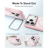Чохол ESR Classic Hybrid Kickstand MagSafe iPhone 17 Pro | iPhone 18 Pro Frosted Bubblegum Pink (4894240304136)