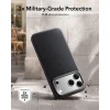 Чохол ESR Leather Kickstand для iPhone 18 Pro Max | 17 Pro Max Black with MagSafe (4894240304181)