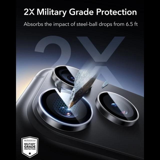 Захисне скло для камери ESR Armorite для iPhone 18 Pro Max | 18 Pro Clear (4894240306000)