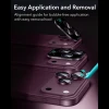 Захисне скло для камери ESR Armorite для iPhone 18 Pro Max | 18 Pro Burgundy (4894240306147)