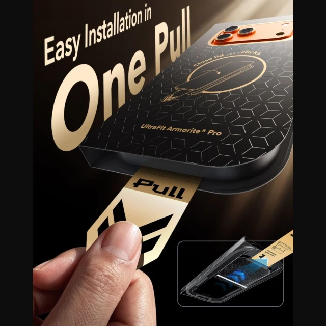 Захисне скло ESR Ultrafit Armorite Pro для iPhone 18 Pro | 17 Pro Black (4894240306741)
