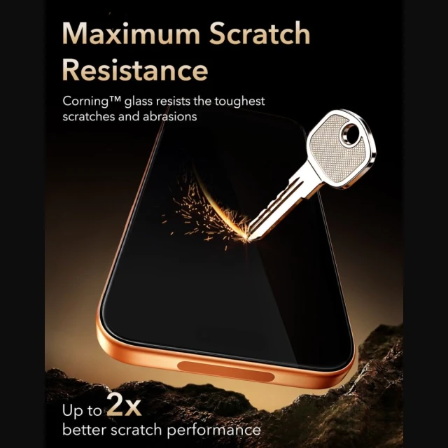 Захисне скло ESR Ultrafit Armorite Pro для iPhone 18 Pro | 17 Pro Black (4894240306741)