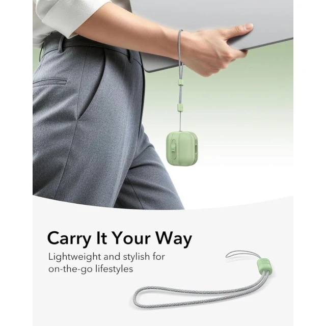 Чохол ESR Pulse Halolock для AirPods 4 Light Green (4894240307175)