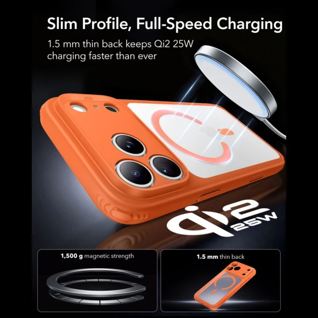 Чохол ESR Classic Hybrid для iPhone 18 Pro Max | 17 Pro Max Orange (4894240307793)