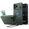 Чохол ESR Cyber Tough Kickstand для iPhone 18 Pro | 17 Pro Green with MagSafe (4894240307939)