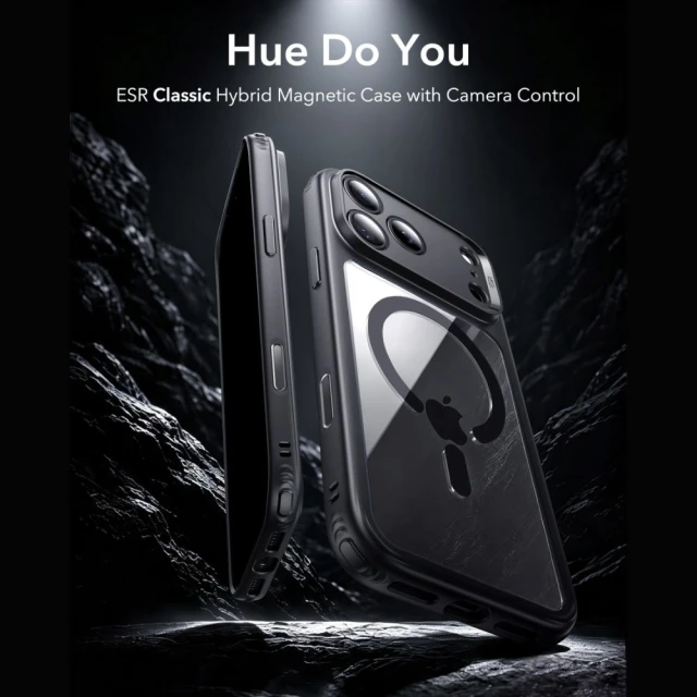 Чехол ESR Classic Hybrid для iPhone 18 Pro Max | 17 Pro Max Clear/Black (4894240308080)