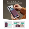 Чохол ESR Classic RFID Magnetic Wallet Stand Deep Burgundy (4894240308257)