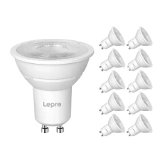 Лампа LED LEPRO GU10 диммована 4,5W 345lm 2700K теплий 38° 10 шт. (200084-WW-EU-10)