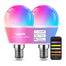 Лампа LED LEPRO E14 Bluetooth Wi-Fi 470lm 2шт (BP1-2)