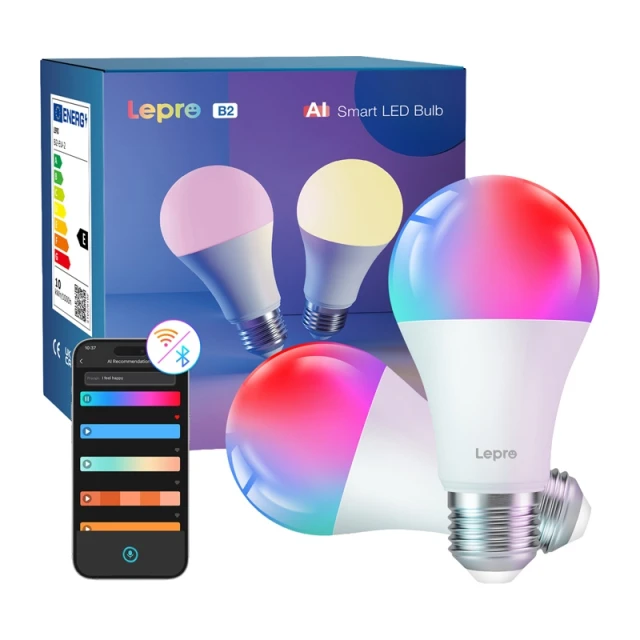 Лампа LED LEPRO E27 Wi-Fi 1100lm 2шт (B2-EU-2)