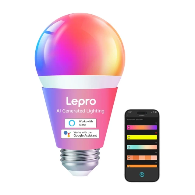 Лампочка LED LEPRO B1 E27 Bluetooth Wi-Fi 806lm (B1-EU-1)