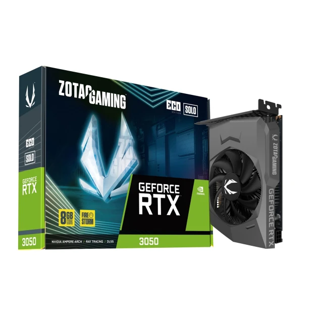 Відеокарта ZOTAC GAMING GeForce RTX 3050 ECO SOLO 8GB (4895173627774)