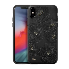 Чехол LAUT FLORA для iPhone XS Max Noir (LAUT_IP18-L_FL_BK)