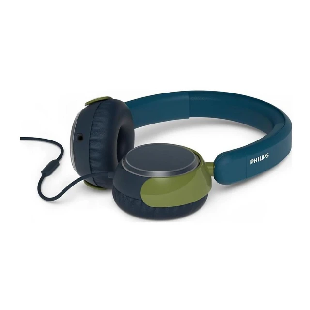 Навушники провідні накладні Philips TAK2000CT/00 для дітей бірюзові (4895229158948)