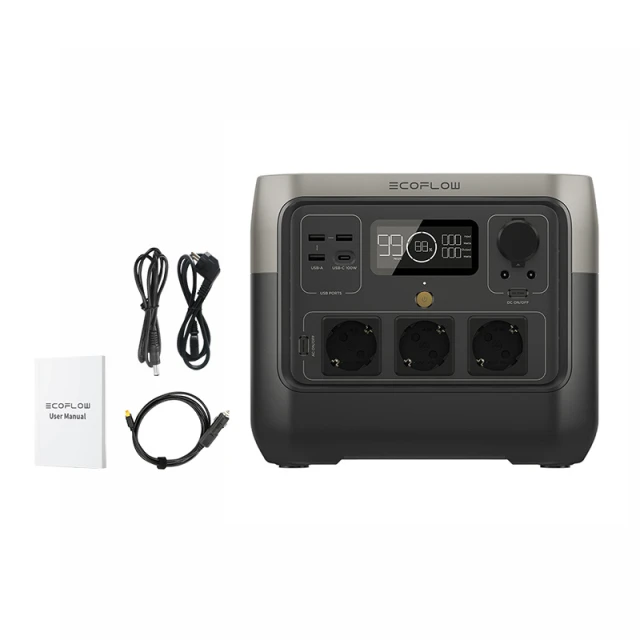 Портативна станція живлення EcoFlow River 2 Pro (ZMR620-B-EU)