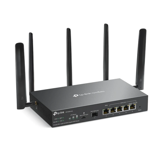 Маршрутизатор TP-Link Omada ER706W-4G AX3000 4G+ Cat6 VPN (4895252500714)