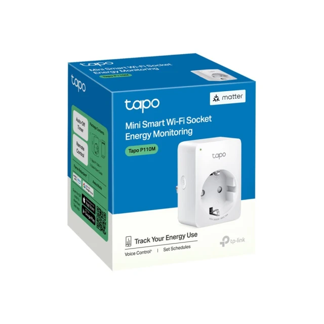 Умная розетка TP-Link Tapo Mini Wi-Fi с мониторингом энергопотребления (4895252503982)