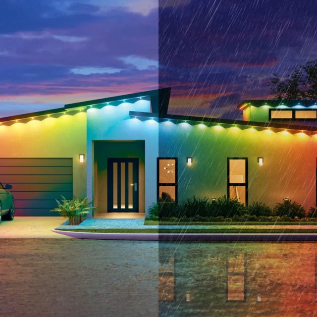 Розумне освітлення Nanoleaf Multicolor Permanent Outdoor Lights Smarter Kit 15 м 16+ млн кольорів (4895263600434)