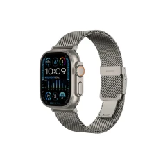 Ремінець AmazingThing Titan Premium Metal Band для Apple Watch Series 11/10 42 mm | Series 9/8/7 41 mm | 6/5/SE 40 mm | 3/2/1 38 mm Silver (4896238002