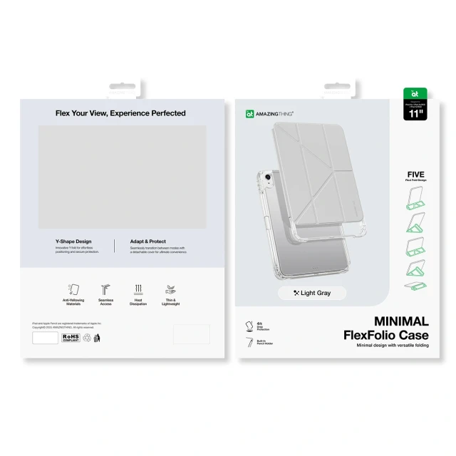 Чохол AmazingThing Minimal Case для iPad Air 11 M2 | M3 | M4 Grey (IPADAIR1125MINGY)
