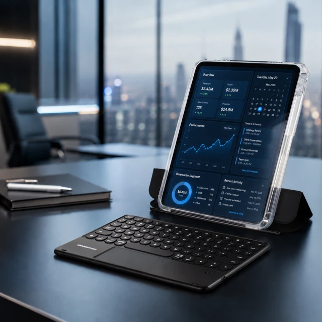 Чохол з клавіатурою AmazingThing Minimal Case KeyLite Combo для iPad Air 11 M2 Black (ENIPADAIR1125MINKEYBK)