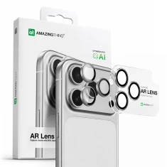 Захисне скло для камери AmazingThing Lens Glass для iPhone 17 Pro Max | 17 Pro Silver (4896238010388)