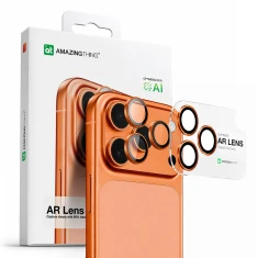 Захисне скло для камери AmazingThing Lens Glass для iPhone 17 Pro Max | 17 Pro Orange (4896238010418)
