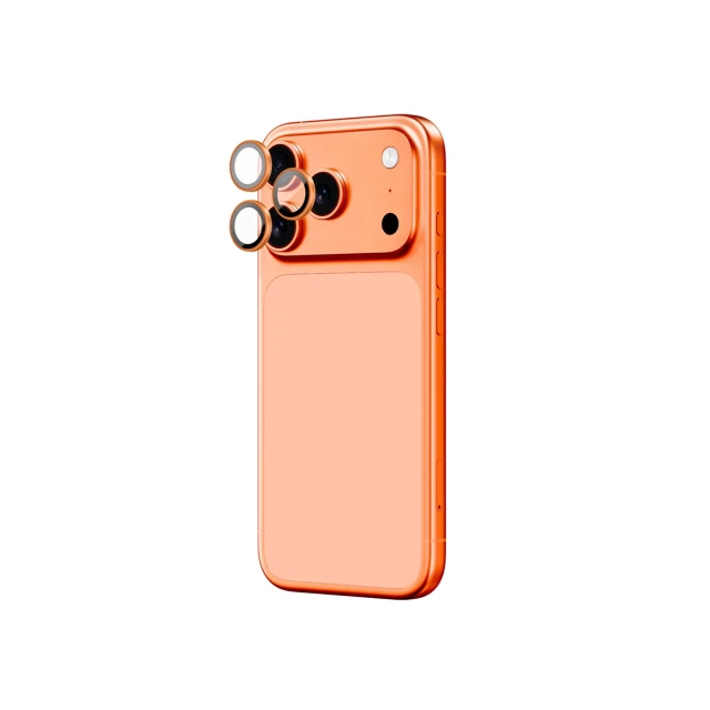 Захисне скло для камери AmazingThing AR Sapphire для iPhone 17 Pro Max | 17 Pro Orange (4896238010500)