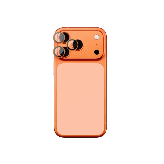 Захисне скло для камери AmazingThing AR Sapphire для iPhone 17 Pro Max | 17 Pro Orange (4896238010500)