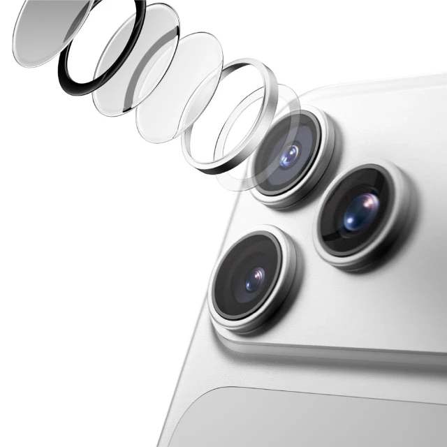 Захисне скло для камери AmazingThing Radix Vision Lens для iPhone 18 Pro | 18 Pro Max Silver (4896238012504)